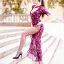 HA WA Women's 80 Denier Opaque Tights, Warm Winter Tights Control Top Thick Nylon Pantyhose (L)