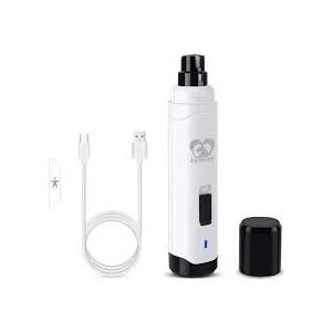 Casfuy 6-Speed Dog Nail Grinder - Newest Enhanced Pet Nail Grinder Super Quiet Rechargeable Electric Dog Nail Trimmer Painless Paws Grooming & Smoothing Tool for Large Medium Small Dogs