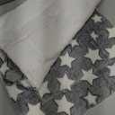 VitalCozy 2 Pack Self Warming Cat Mat Self Heating Pad Bed Reversible Machine Washable Reflects Body Heat Warm Thermal Pet Pad Crate Blanket for Feral and Indoor Cat (Star, 17'' X 17'') (Grey)