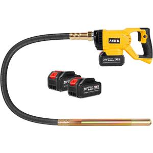 ANBULL Cordless Concrete Vibrating Tool with 2x3000mAh Batteries 1300W, Batteries Included