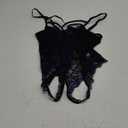 Avidlove Women Lingerie Floral Lace Harness Lingerie Bodysuit One Piece Teddy Babydoll Nightgown (Medium, B-black Blue)