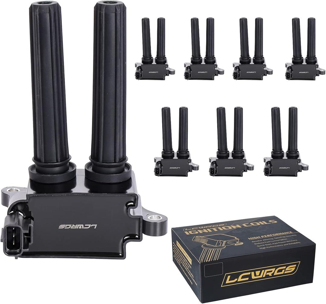Set of 8 Ignition Coils for 5.7 V8 HEMI Dodge Ram 1500 2500 3500 Charger Durango Chrysler 300 Jeep Grand Cherokee 2006 2007 2008 2009 2010 2011 2012 2013 2014 2015 Coil Packs UF504 56029129AA