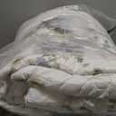 Floral Comforter King Size 100% Cotton Comforter with Blush Blue Floral 3 Pieces Vintage Botanical Bedding Sets Soft and Lightweight Comforter Set for All Seasons