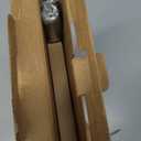 Toilet Paper Holder Stand, Free Standing Toilet Paper Roll Holder with Reserve for Bathroom, Stainless Steel DECLUTTR (Nickel)