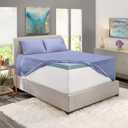Hearth & Harbor Extra Deep Pocket Queen Sheets Sets - Fits Mattress 18-24 Inches Deep - Extra Deep Pocket Sheets - 6 Piece Queen Size - Steel Blue