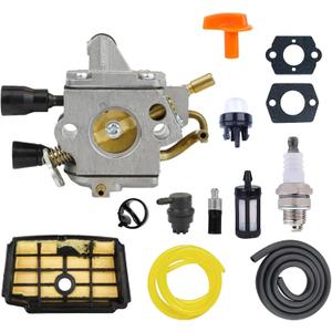 MS193T Carburetor Air Filter Tune Up Kit for Stihl MS193T MS193 MS 193 T MS193TC MS193C Chainsaw # Replace Zama 805a 1137-120-0606