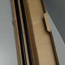 Umbra Twilight Double Curtain Rod Set  Wrap Around Design is Ideal for Blackout or Room Darkening Panels, 66-144 Inch, Black