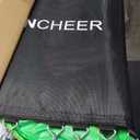 ANCHEER 40"/48" Foldable Mini Trampoline,Max Load 450lbs/550lbs Indoor Trampoline,with 4 Level Adjustable Foam Handle and Resistance Bands,Adult Exercise Trampoline for Home, Garden, and Gym