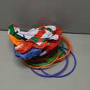 Christmas Ring Toss Game Inflatable Snowman Christmas Party Games for Kids Family Adults Xmas Activities Supplies Decoration Indoor Outdoor Garden Toys 4 Scoreboard Snowman,12 Plastic Rings Gifts