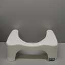 Squatty Potty Simple Curve Bathroom Toilet Stool 7 Inch - White
