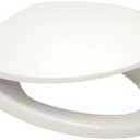 TOTO SS113#01 Transitional SoftClose Round Toilet Seat, Cotton White