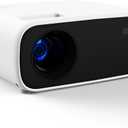 ZDK Native 1080P 18000 Lumen 4K Supported Projector with wifi and bluetooth, Bedroom Outdoor Indoor Projector Compatible with Smartphone, HDMI, USB, AV, Fire Stick, PS5 for Home, Bedroom, Outdoor Use