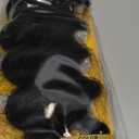 Human Braiding Hair for Boho Braids  Loose Deep Wave Boho Hair, No Weft, Natural Wave, Micro Braiding Hair, 100% Virgin Remy, 18 Inch 100g (1B Natural Black)