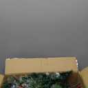 Juegoal 2 Pack 30 Inch Pre-Lit Pathway Christmas Trees, Upgrade Artificial Xmas Urn Filler with 60 LED Lights, Red Berries and Pine Cones Ornaments, Battery Operated Holiday Dcor for Driveway, Yard