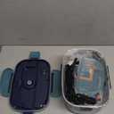 TRAVELISIMO Electric Lunch Box for Adults 100W Heated Lunch Box For Men 1.5L Stainless Steel Portable Food Warmer, 12/24/110V Electric Food Warmers for Travel & Work Loncheras Para Hombres de Trabajo (Dark Blue)