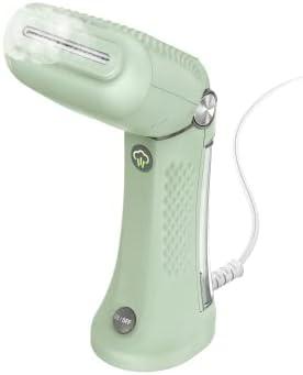 Conair Handheld Garment Steamer for Clothes - Power Steam: Small Size, Big Power - Great for Home, Office, or Travel with Dual Voltage for Worldwide Use, Mint Green