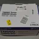 Compatible Toner Cartridge & Drum Unit Replacement for Brother TN660 TN-660 TN630 DR630 Work with HL-L2300D HL-L2360DW DCP-L2520DW MFC-L2700DW MFC-L2740DW Printer (Black, 3 Pack)