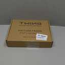 TWING Gold Picture Frame 5x7 Black and Gold Metal Picture Frames with HD Real Glass Wedding Photo Frame Velvet Backing for Tabletop Display, Nice Gift for Family/Friends/Art Work/Record Memorial 2 Pack