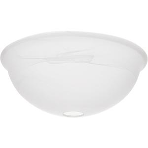 Marble Swirl Glass Bowl Ceiling Fan Globe Replacement, 12" Diameter x 4.65" Height, compatible with Hunter, Hampton Bay, Harbor Breeze Fans
