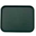 Carlisle FoodService Products Cafe Fast Food Cafeteria Tray with Patterned Surface for Cafeterias, Fast Food, And Dining Room, Plastic, 17.87 X 14 X 0.98 Inches, Forest Green