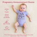 I'm Proof That God Answers Prayers Baby Onesie,Soft 0-3 Months Infant Bodysuit for Pregnancy Reveal or Baptism (Pink)