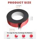 2 x SWRT Double Sided Tape, 33FT x 1 Inch x 0.04 Inch Thick Heavy Duty Mounting Foam Tape, Waterproof Adhesive Tape for Car, LED Strip Light, Home Office Automotive Decor