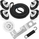 AGM75510755 Dryer Repair Kit Compatible for L-G Ken-more Dryers,Includes 4581EL2002C Dryer Roller,4561EL3002A Idler Pulley,4400EL2001A Dryer Belt,Replace 4581EL2002E 4581EL2002H 4581EL3001E -by MIFLUS