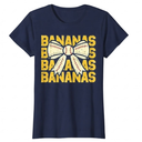 Banana Coquette Bow Cute Girls Kids Women T-Shirt (3XL)