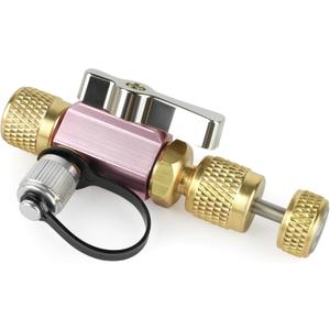 MegaFlow Vacuum-Rated Valve Core Removal Tool, 5/16" Female Flare X 1/4" Male Flare,Compatible with R410A