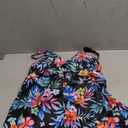 Women's Halter Tankini Tops - 2025 Flow Swim Tops V-Neck Bathing Suit Loose Fit No Bottom, Colorful Floral, L