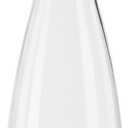 OGGI Clear Carafe w/Flip Open Lid - Ideal Juice Bottle, Clear Pitcher with Lid, Tea Pitcher, Water Carafe, 1.6 Lt(54Oz), Black