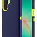 Jiunai for Samsung Galaxy A26 Case Rugged Heavy Duty Shockproof Dual Layer Port Protection Hybrid Cover Tough Phone Case for Samsung Galaxy A26 5G 6.7 2025 Men Women Teen Blue