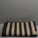 Lahome Modern Geometric Easy Jute Outdoor Rug, 5x7 Patio Living Room Rug Large Black Carpet for Bedroom, Farmhouse Washable Indoor Outdoor Carpet for Dining Room Backyard Deck (Black/Nature Border)