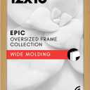Americanflat 12x18 Poster Frame with Polished Plexiglass - Wide Picture Frames Made of Engineered Wood for Vertical or Horizontal Wall Display - Epic Collection - Dark Oak