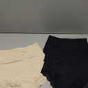 LEVAO Womens Boxer Briefs Panties High-waisted Full Coverage Boy Shorts Underwear 5 Pack (Large, Black*3+apricot*2)