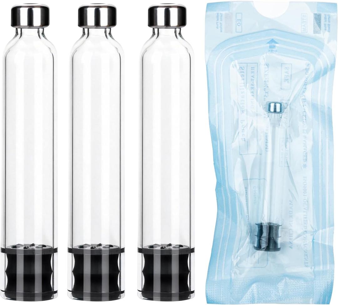 3ml Pen Cartridge Individually Packaged - 3 ml Glass Peptide Pen Cartridges for V1 & V2 Pens, Pack of 10