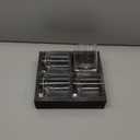 Hand Blown Whiskey Glasses Set of 4, Old Fashioned Whiskey Glasses - 9oz Premium Quality Drinking Glasses for Scotch, Bourbon & Juice - Elegant, Durable & Classic Design for Home Bar