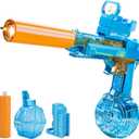 Electric Water Guns for Kids Ages 4-8: Automatic Squirt Gun 32FT Long-Range Large Capacity Water Gun Ideal for Pool Party Beach and Backyard Battles Summer Outdoor Water Toy for Kids 8-12, Blue