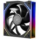 Thermalright TL-M12Q CPU Fan 120mm Case Cooler, PWM Connector Silent Computer Cooling with S-FDB Bearing, PC Fan with ARGB Mirror Light Effect, Low Noise, Building Blocks Version PC Fan