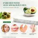 Wax Strips for Hair Removal, Waxing Kit for Women with Avocado Butter, 60 Count Face & Body Wax Strips for Bikini, Underarm, Leg, Lip & Eyebrow