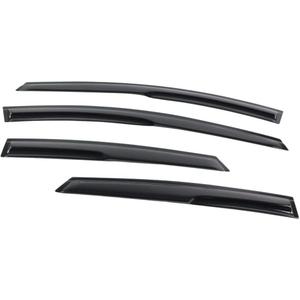 Tape On Window Visors Fits for 2008-2011 Ford Focus Sedan, Side Auto Window Wind Deflectors, Ventshade, Rain Guards for Cars/Trucks