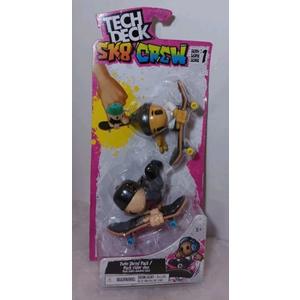 TECH DECK SK8 CREW Series 1 Twin Shred Pack/Pack Rider Duo Skateboards Figures
