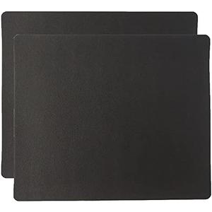 Mouse Mat Gaming PC Computer Office Mouse Pad Small Blank Mouse Pads Thin Mouse Pad Leather Black Pack of 1