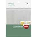 Culinary Elements Clear Plastic Condiment Cups with Lids Count of 24