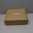 IDIFU IN3 Ankle Boots for Women Square Toe Short Heeled Booties GoGo Chunky Block Heel Dress Boots Comfortable Fashion Cute Fall Booties (Black)