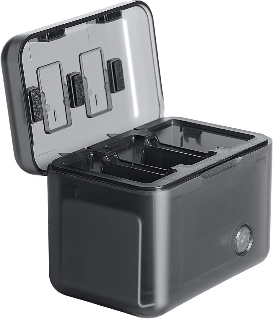 For Gopro Hero 13 Fast Charging Triple USB Charging Case, Compatible with Gopro Hero 13 Portable Battery Charger and Storage Case, Travel-Friendly,Camera Accessories