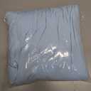 Baby Blue Spandex Tablecloths for Rectangle Tables 8 Foot Light Blue Stretch Table Cloth Rectangle 8ft Elastic Fitted Table Cover with Skirt for Wedding Baby Shower Boy Birthday Party Banquet Buffet