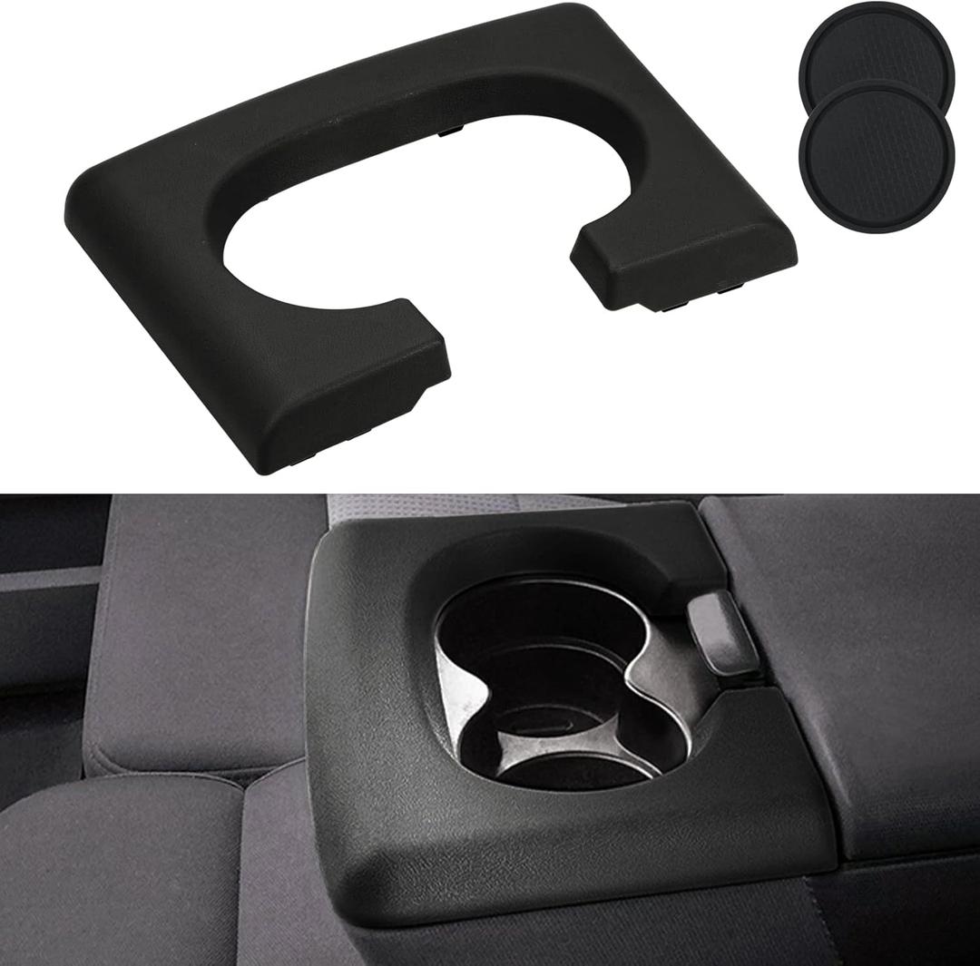 Center Console Cup Holder Replacement Pad Black Compatible with Ford F150 2004-2014 Center Console Cup Holder Pad