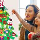 2 x TOBEHIGHER Felt Christmas Tree - 3.4 FT Toddler Christmas Tree for Kids with 35 Ornaments, DIY Xmas Gifts for Kids, Wall Hanging Christmas Decorations, Wall Tree