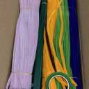 1800PCS Pipe Cleaners Craft, Pipe Cleaner Bulk Flower Kit, 6 Colors Chenille Stems Flower Making Kit with Floral Wrapping Paper and Ribbon, Gardening Tape, Stamen for Art and Craft Supplies